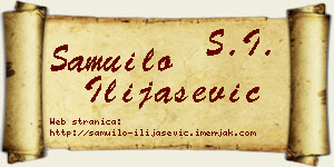 Samuilo Ilijašević vizit kartica